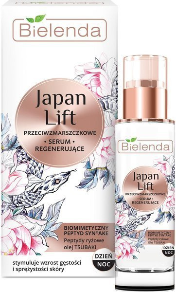 Bielenda Japan Lift Regenerating Anti Wrinkle Serum Day Night Ml