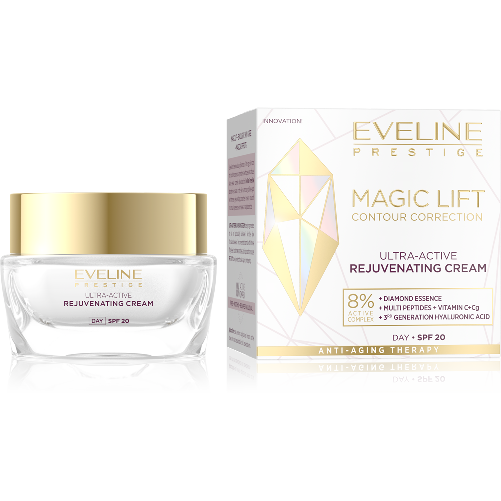 Eveline Magic Lift Ultra-Active Rejuvenating Day Cream SPF20 50ml |  Bestsellers Skin care \ Face \ Sunscreens | Online Shop Taniekosmetyki.co.uk