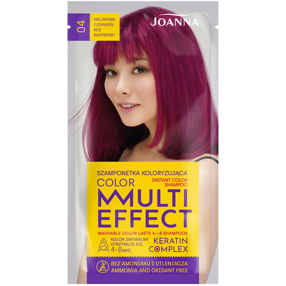 JOANNA MULTI COLOR Temporary hair DYE / 004 / coloring Raspberry red 1pc |  Hair Cosmetics \ Colouring WOMEN'S DAY OFFER | Online Shop  