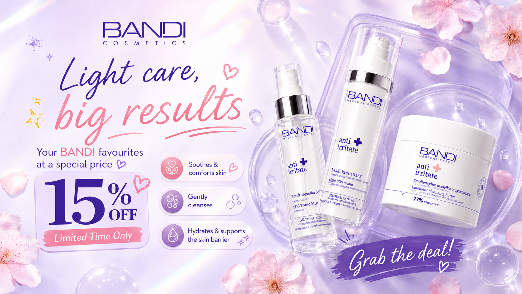 Bandi 15% OFF eng