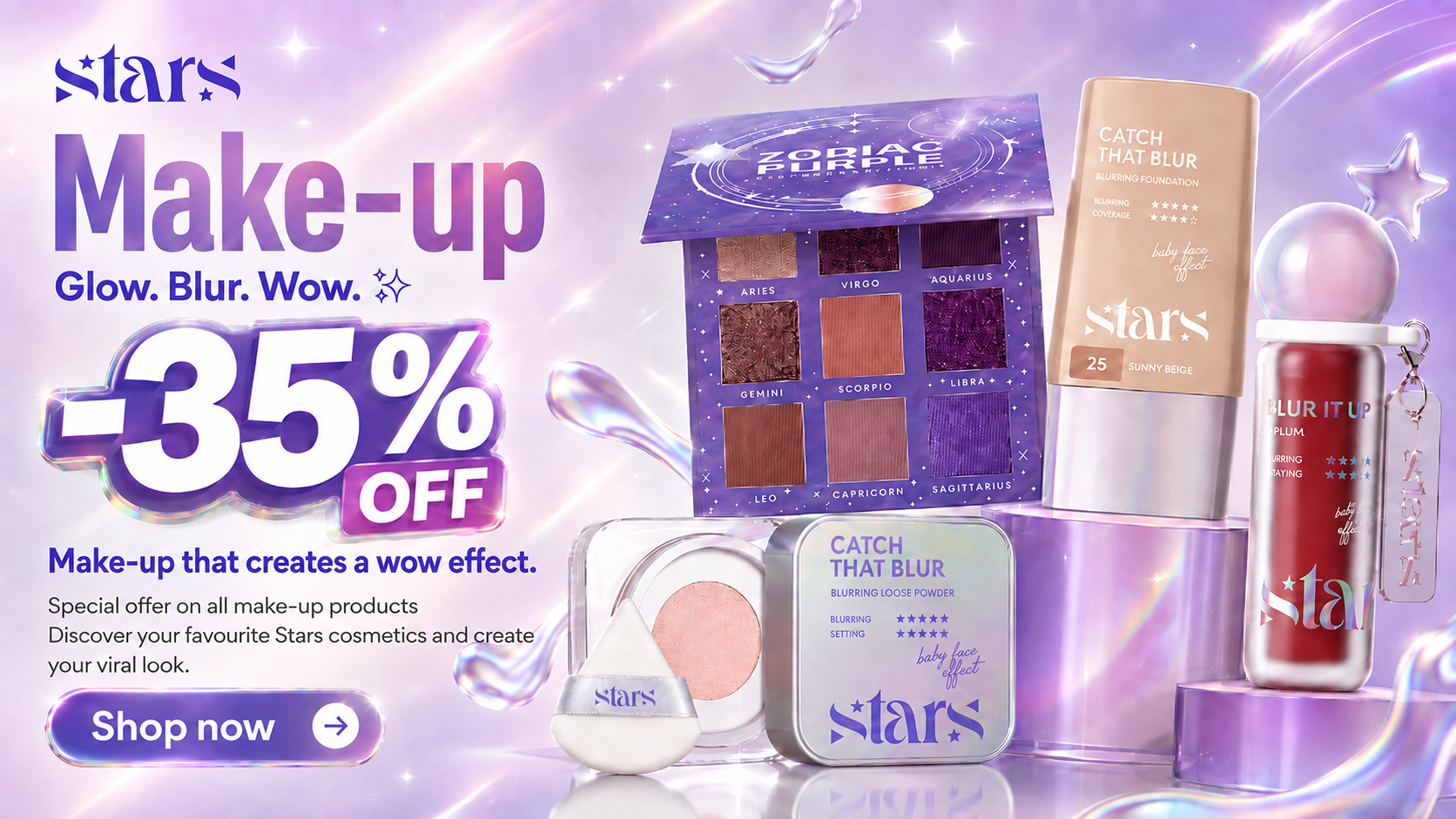 Stars MakeUp 50% off