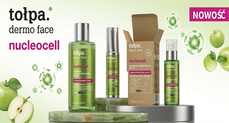New in skin care: TOŁPA dermo face nucleocell – cellular energy and youthful appearance!