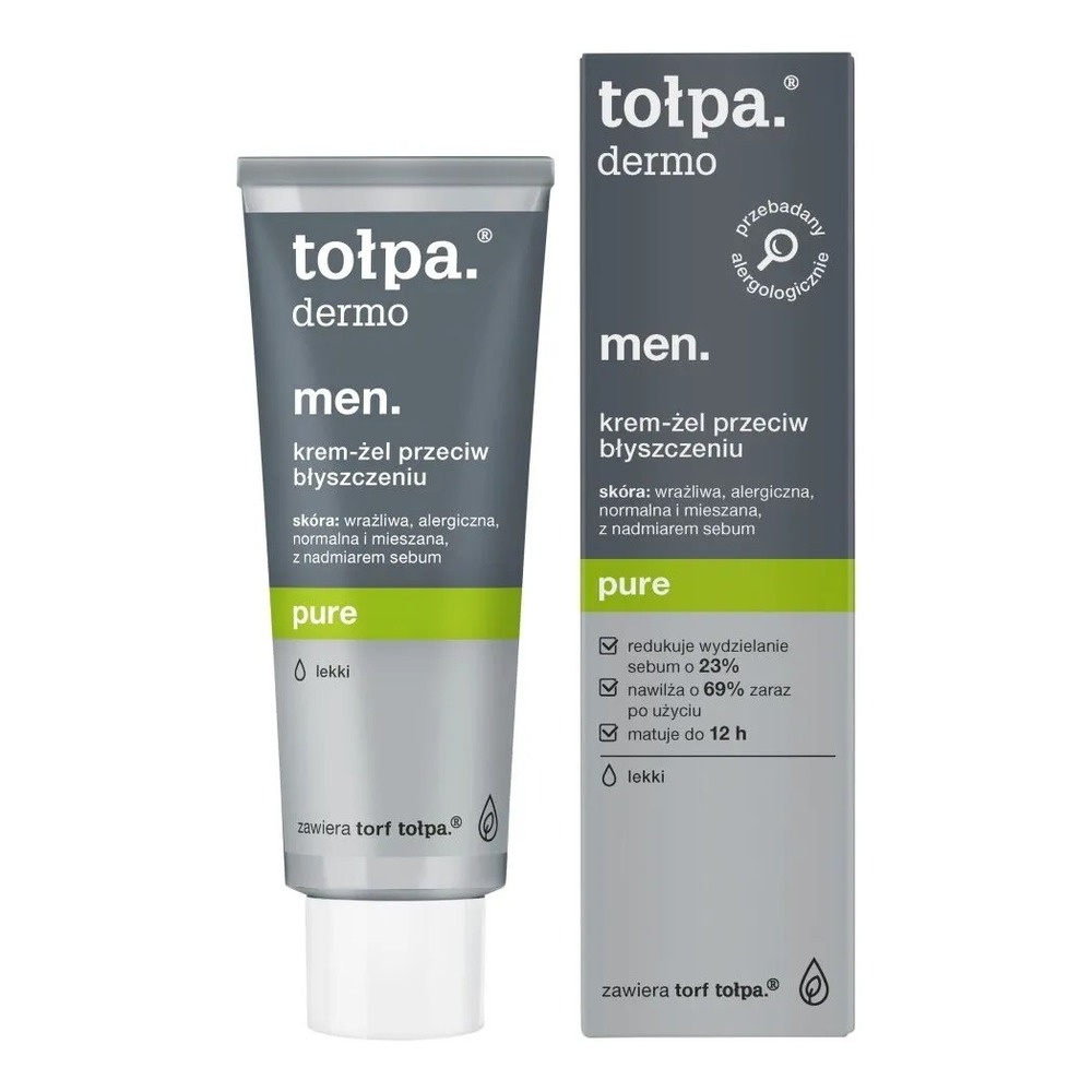 Tolpa Dermo Men Pure Mattifying Cream-Gel 40ml