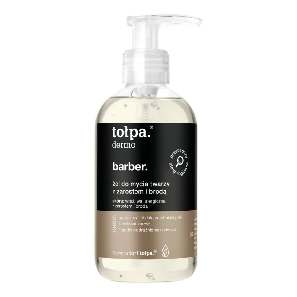 Tolpa Dermo Men Barber Beard & Face Cleansing Gel 150ml