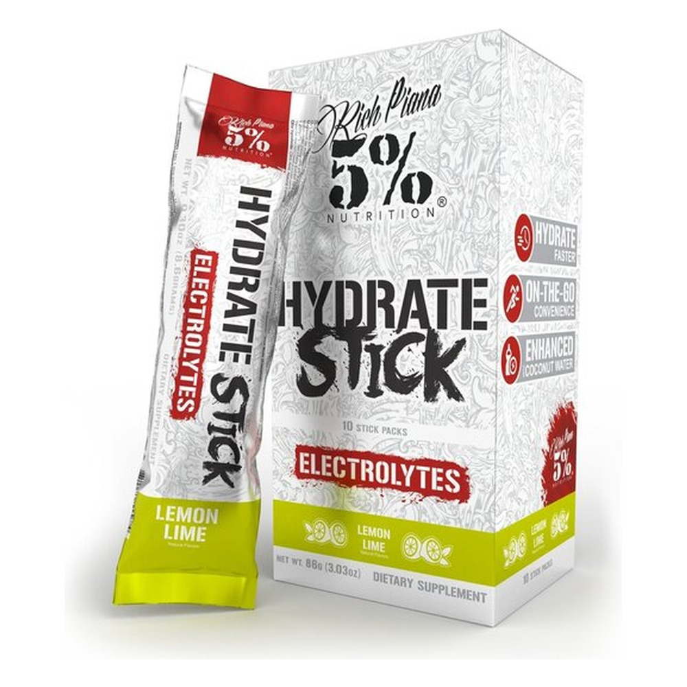 Hydrate - Legendary Series Stick Packs, Lemon Lime - 10 x 9g