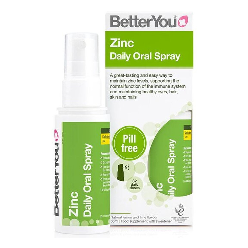 Zinc Daily Oral Spray, Natural Lemon & Lime - 50 ml.