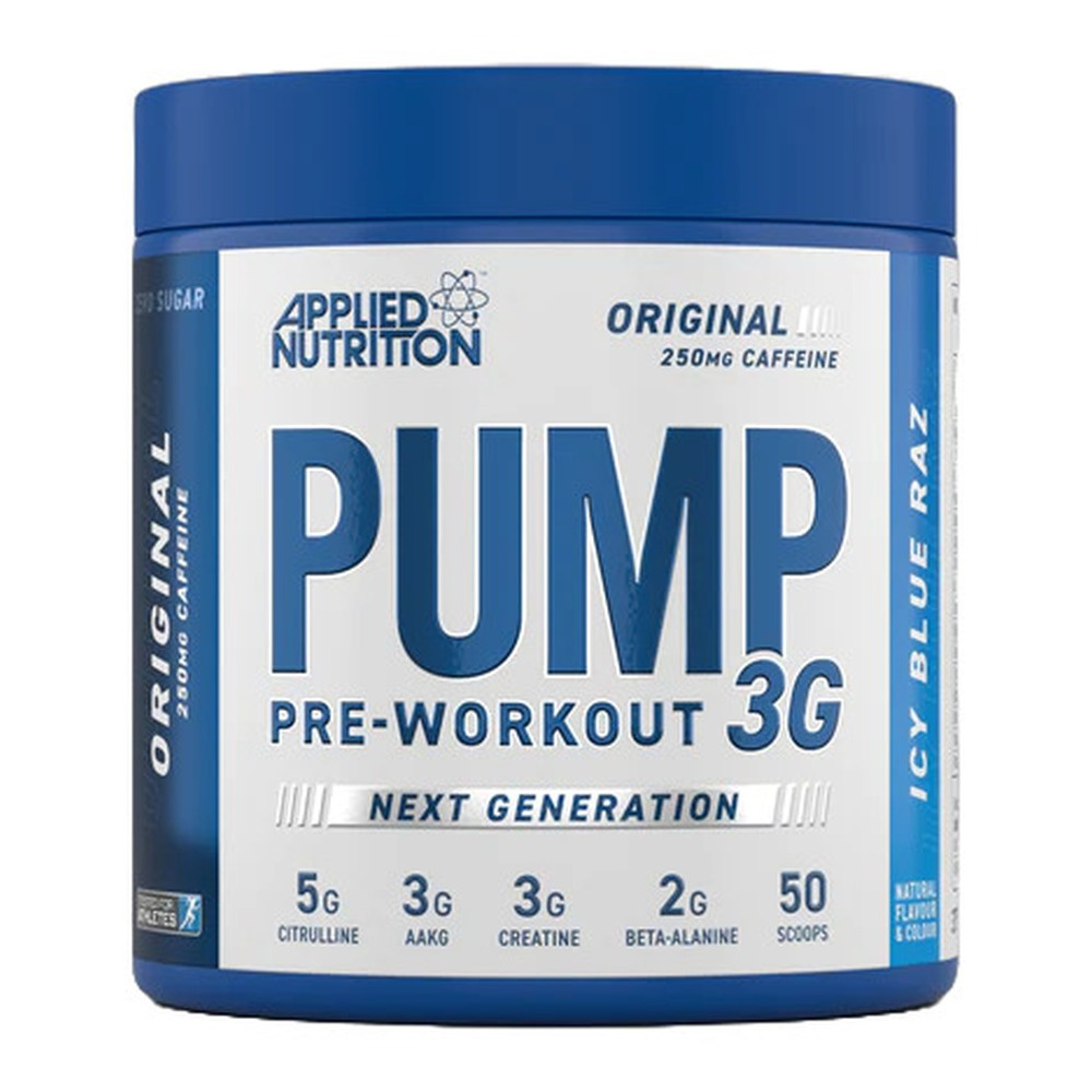 Pump 3G Pre-Workout, Icy Blue Raz - 375g