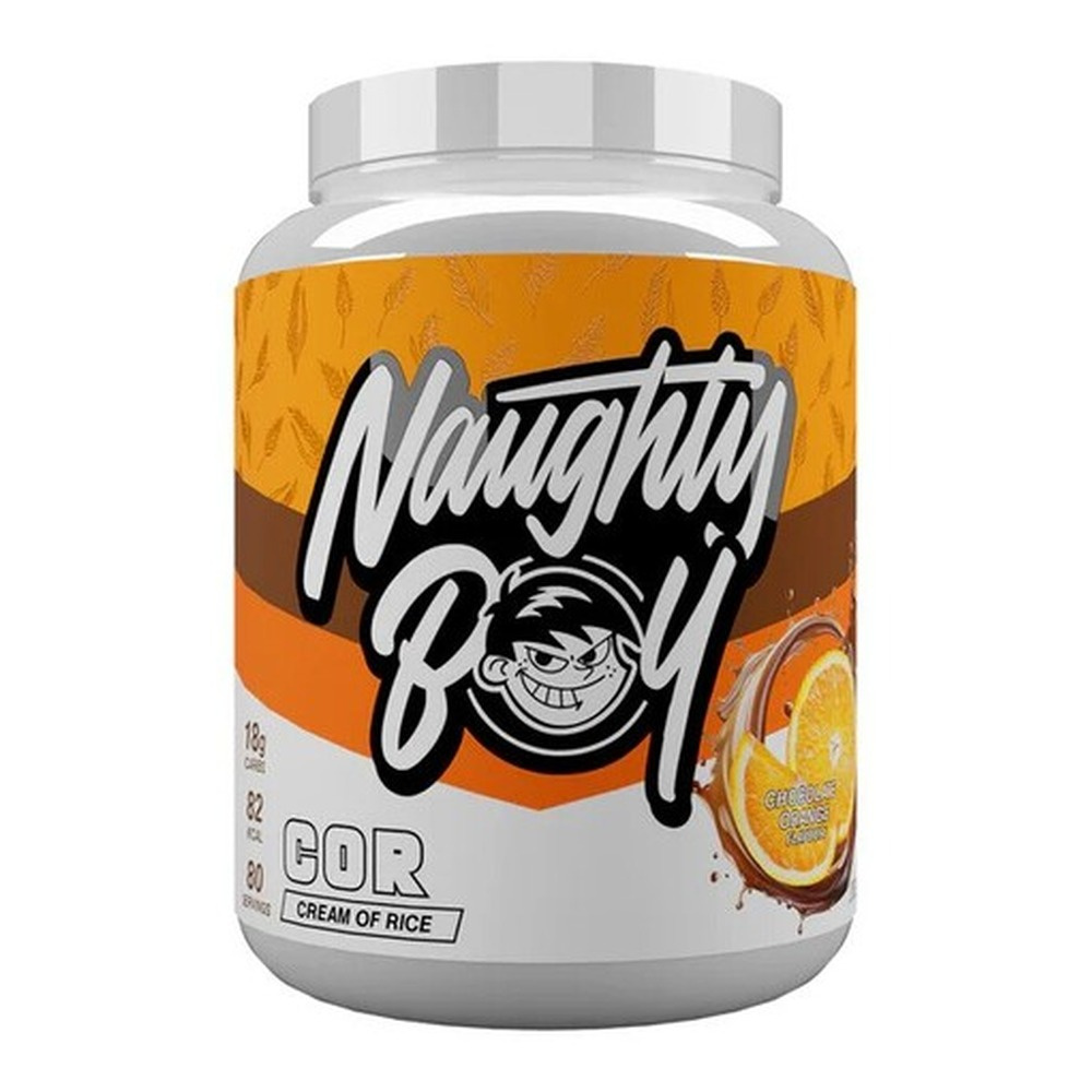 Naughty Boy Cream of Rice Chocolate Orange Carbohydrate Supplement for Energy Support 2000g