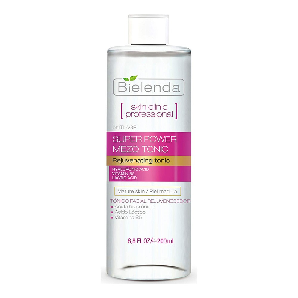 Bielenda Skin Clinic Professional Face Toner with Lactic & Hyaluronic Acid 200ml