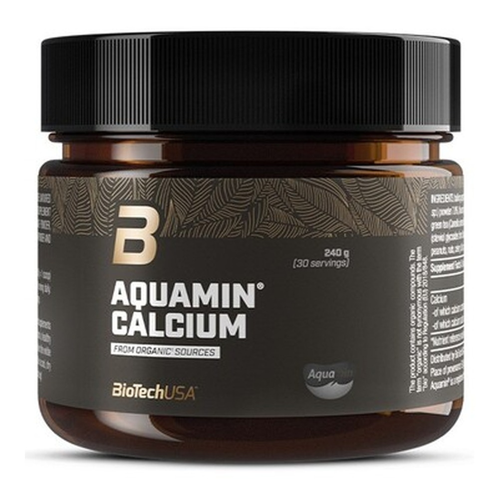 BioTechUSA Aquamin Calcium Drink Powder Lemongrass-Lime 240g