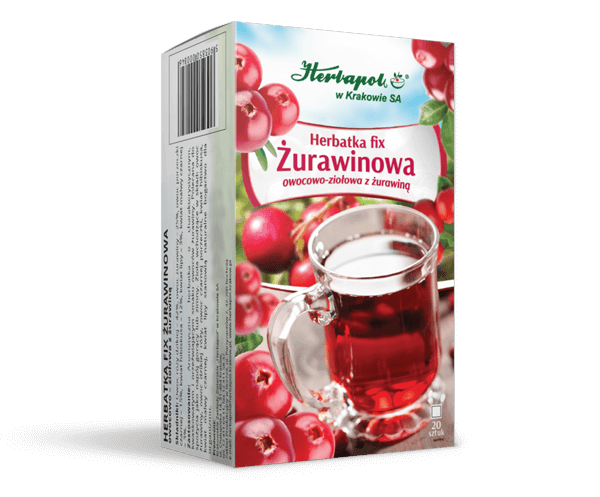 Herbapol Fruit and Herbal Tea FIx with Cranberry 20x3g Best Before 30.11.26