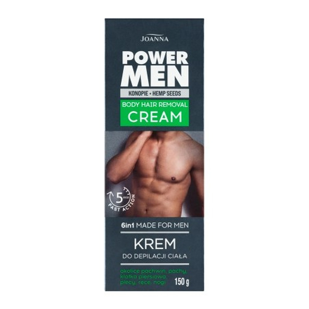 Joanna Power Men Body Depilatory Cream for Men 150g
