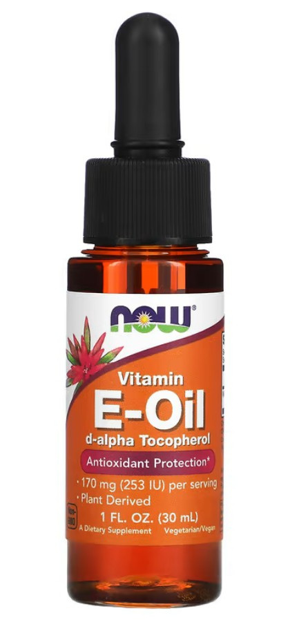 NOW Foods Vitamin E-Oil For Skin and Antioxidant Support 30ml