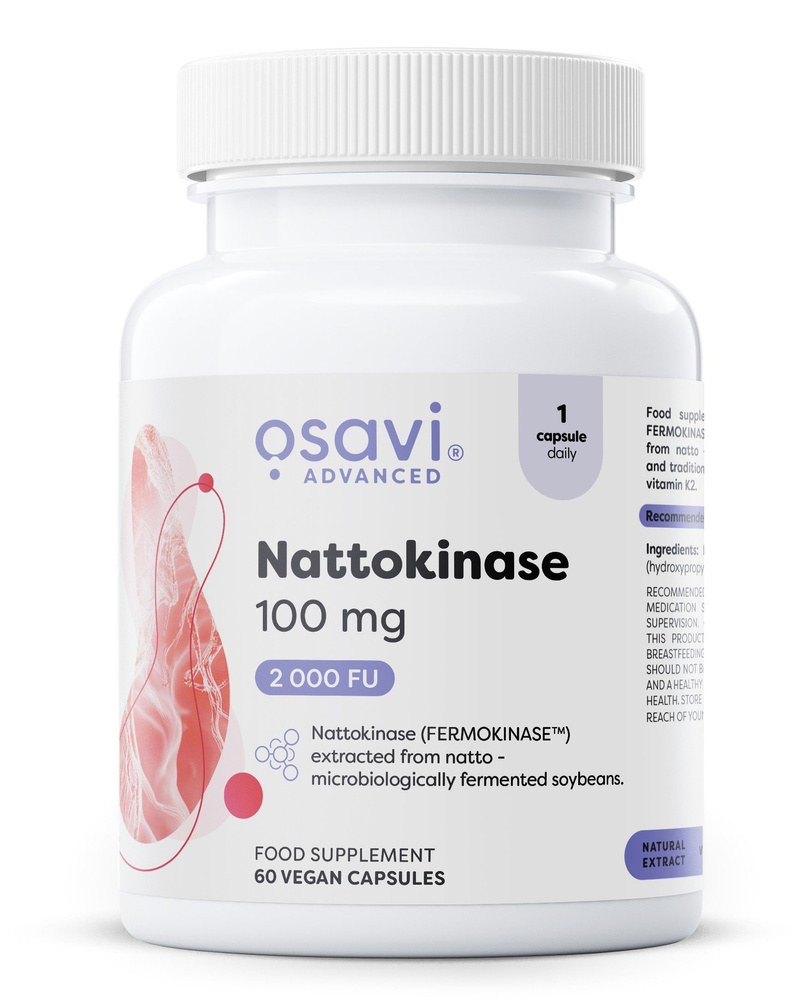 Osavi Nattokinase 100mg 60 Capsules