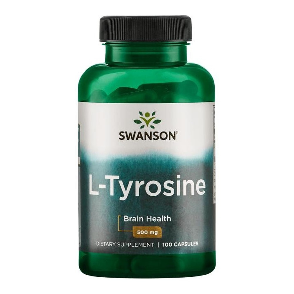 Swanson L-Tyrosine 500mg 100 Capsules
