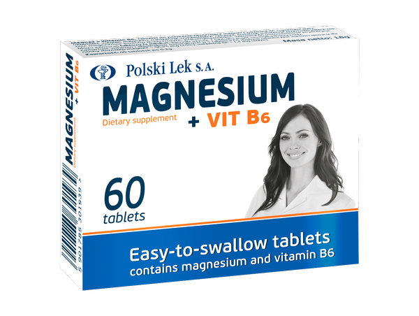 Polski Lek S.A. Magnesium + Vit B6 60 tabl.