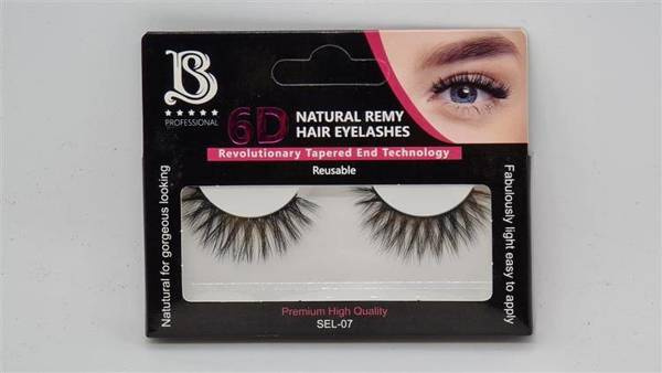 Star Beauty Pro Natural Remy Hair Eyelashes 6D Full Volume & Soft Reusable SEL07