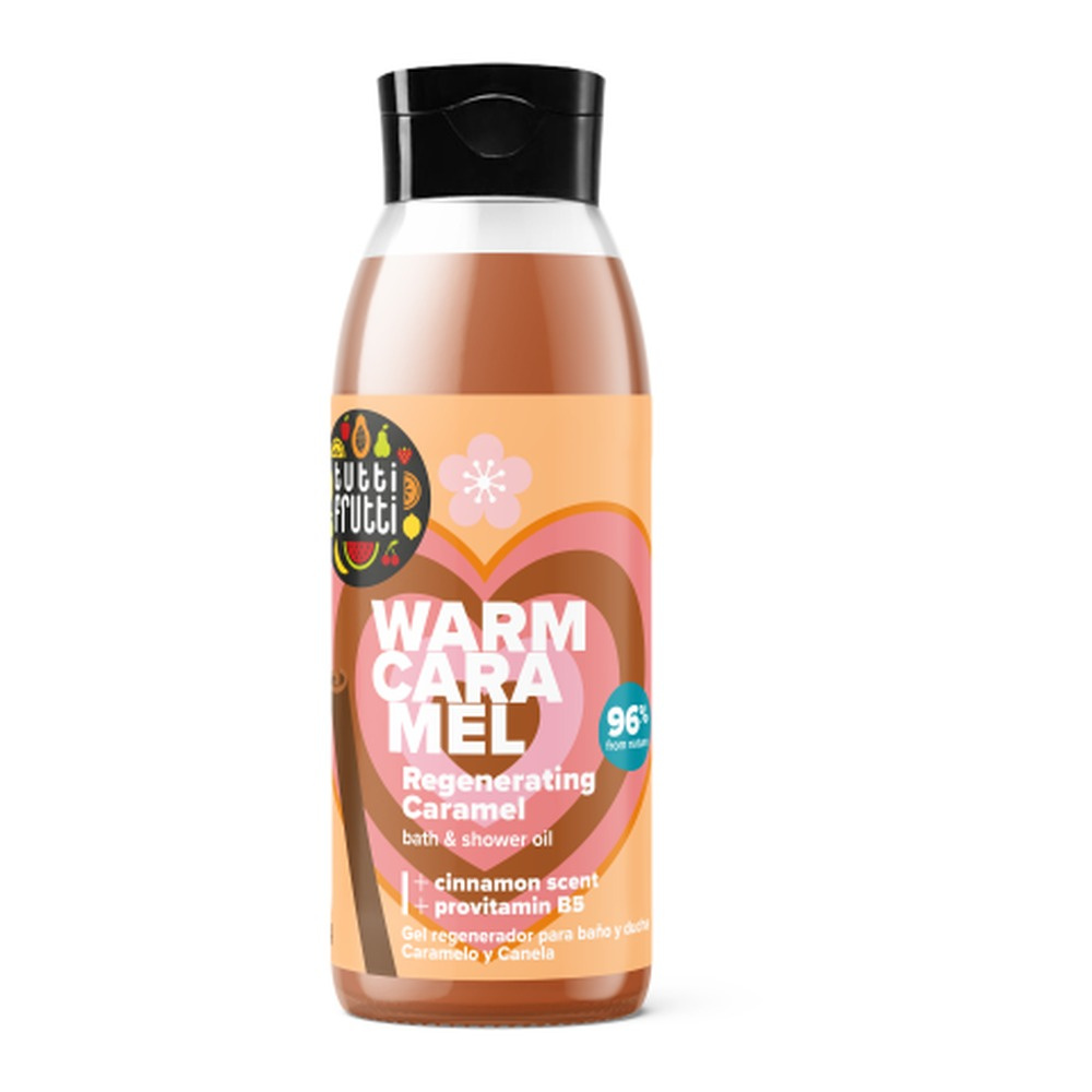 Farmona Tutti Frutti Regenerating Bath Oil Caramel and Cinnamon 400ml