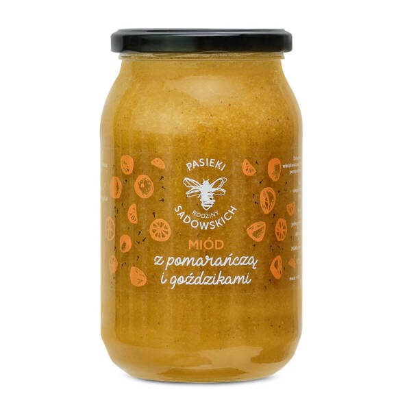 Pasieki Sadowskich Honey with Orange and Cloves 1150 g