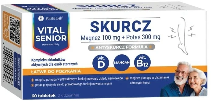 Vital Senior Muscle Contraction Support 60 Tablets