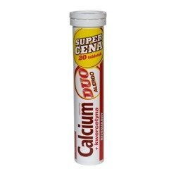 Calcium Duo Alergo 20 Effervescent Tablets
