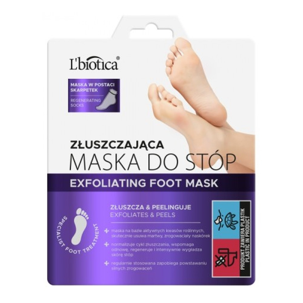 L'BIOTICA EXFOLIATING Foot Mask - 40ml
