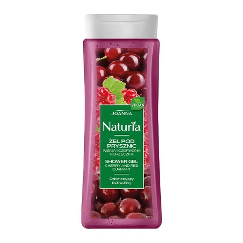 Joanna Naturia Shower Gel Cherry and Red Currant 300ml
