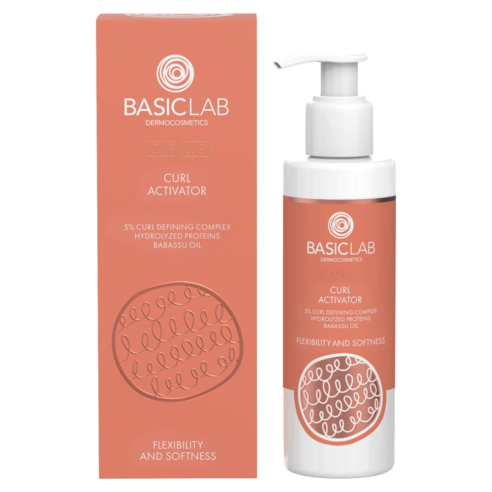 BasicLab Capillus Curl Activator Flexibility and Softness 200ml