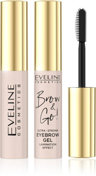 Eveline Brow & Go Ultra Strong Transparent Eyebrow Gel Lamination Effect 6ml