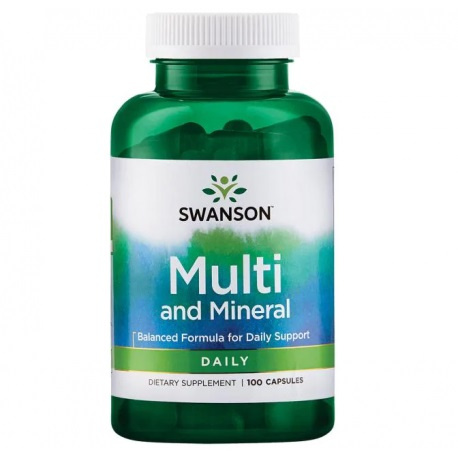 Swanson Multi and Mineral 100 Capsules
