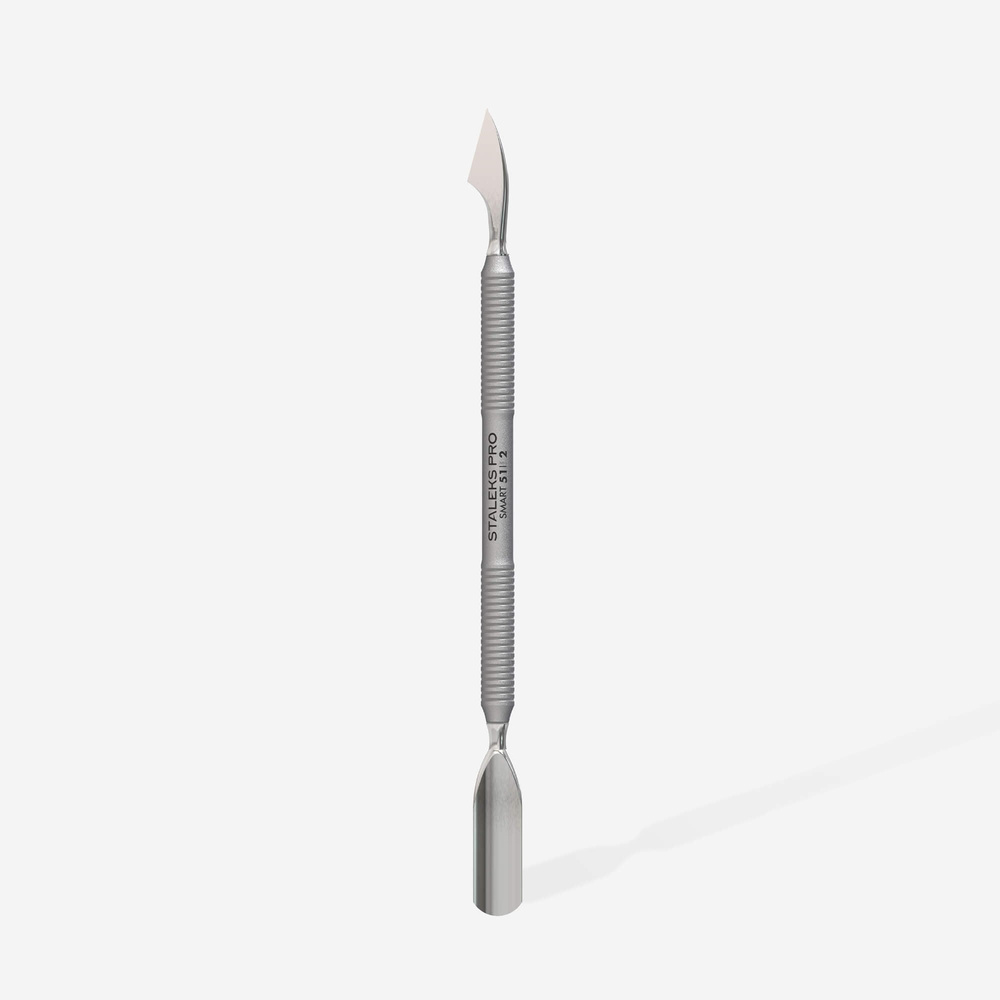 Staleks Pro Smart 51 Type 2 Manicure Pusher Rounded Pusher And Cleaner 140mm