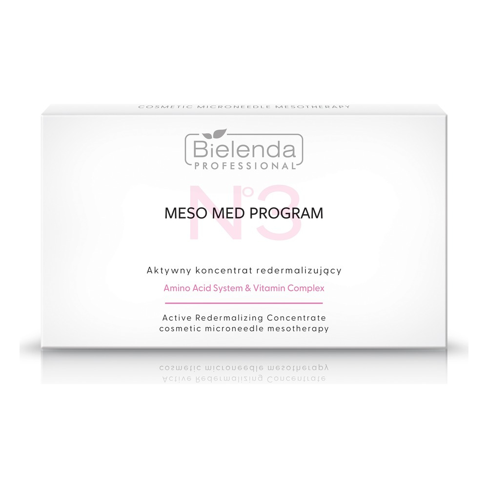 Bielenda Professional Meso Med Program Active Redermalizing Concentrates with Amino Acids and Vitamin Complex 10x3ml