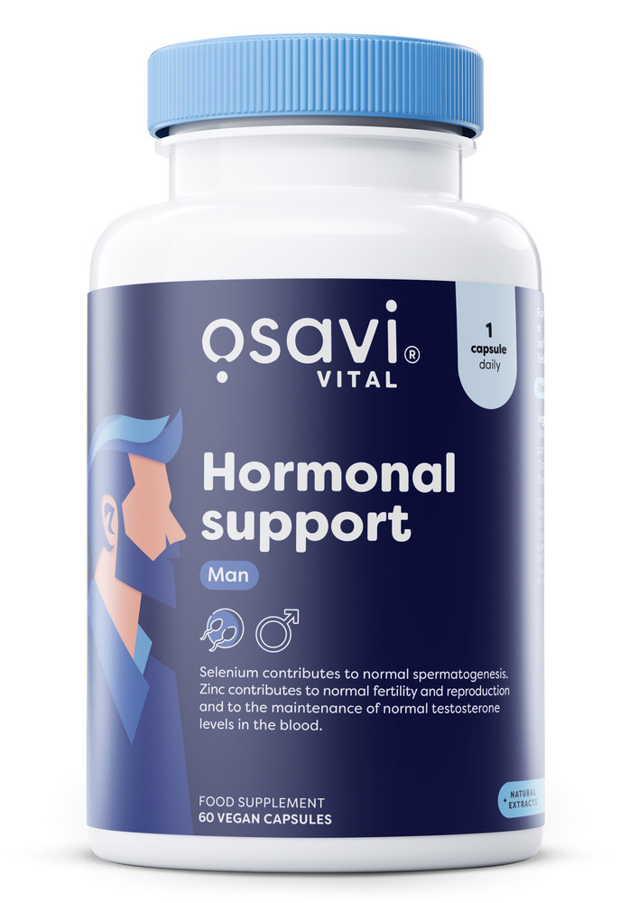 Osavi Hormonal Support Man Supplement 60 Vegan Caps