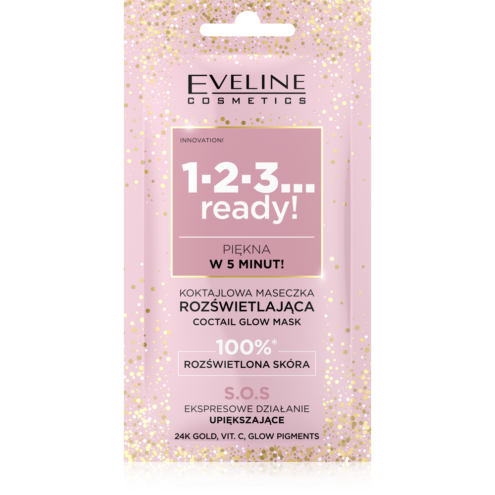 Eveline 1,2,3...Ready! Cocktail Brightening Mask 8ml