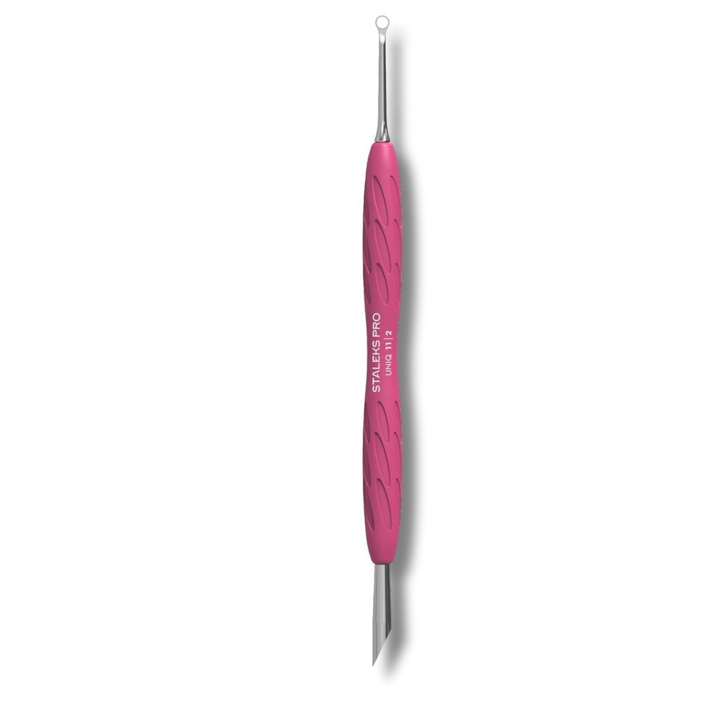 Staleks Pro Uniq Gummy 11 Type 2 Manicure Pedicure Pusher Beveled And Ring Ends 1pc