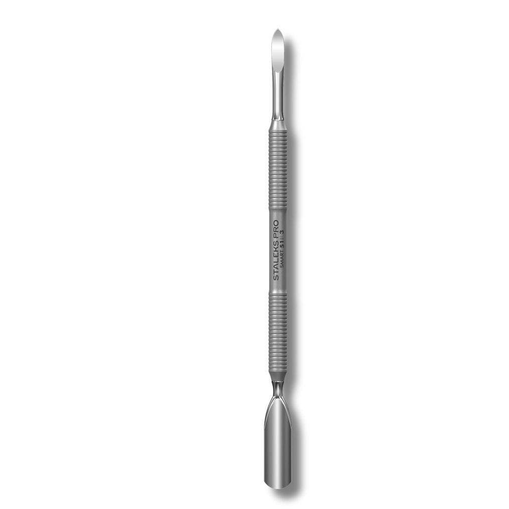 Staleks Pro Smart 51 Type 3 Double‑Ended Manicure Pusher And Nail Cleaner 145mm