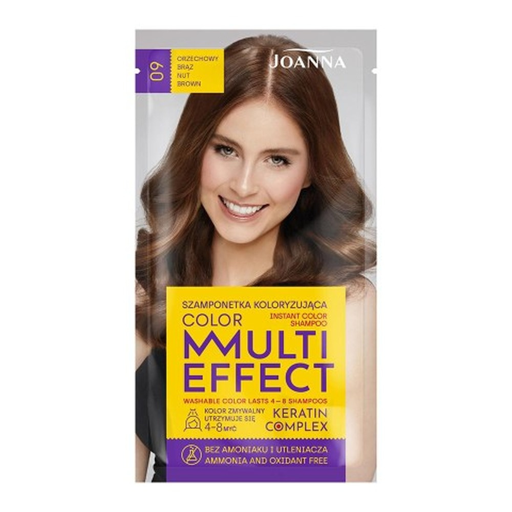 Joanna Multi Effect Color Coloring Shampoo Nut Brown No. 09 35g