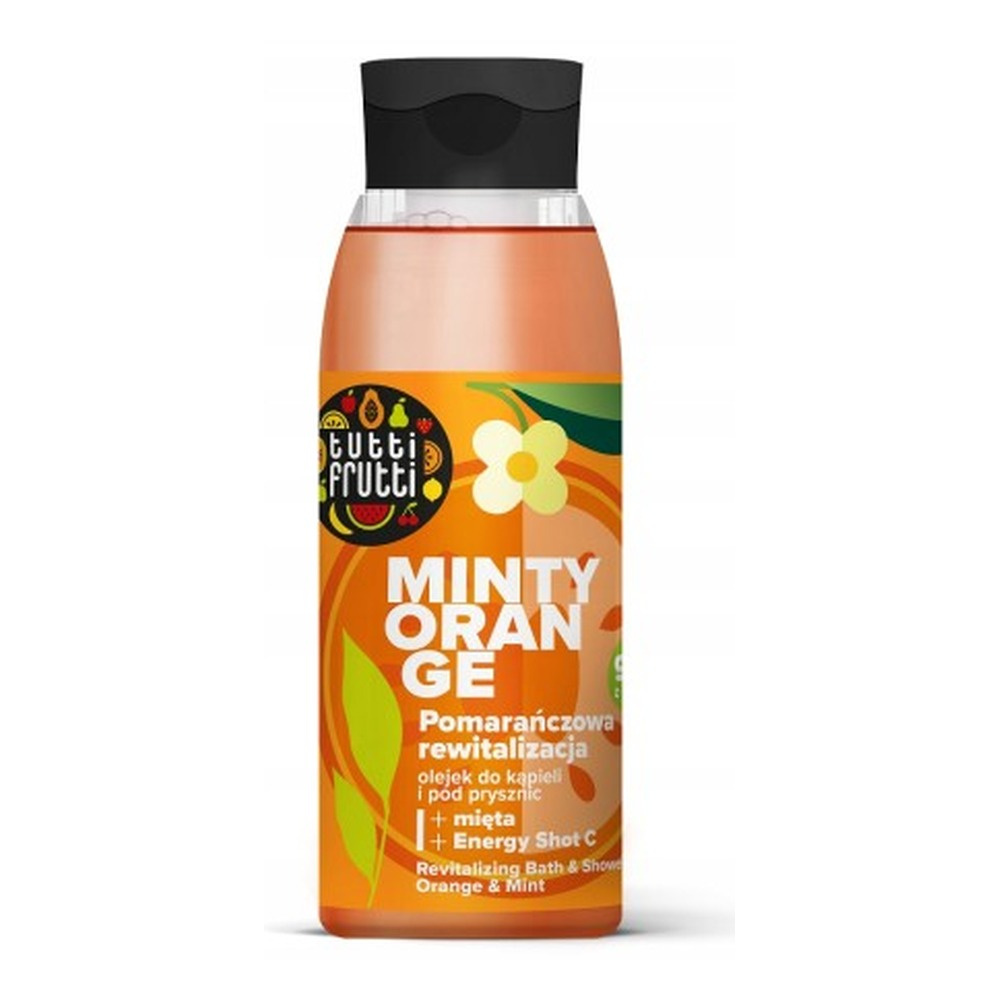 Tutti Frutti Revitalizing Bath and Shower Oil Orange and Mint + Energy Shot C 400ml