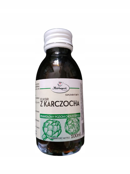 Herbapol Artichoke Elixir for Proper Cholesterol Level and Blood Lipids 100ml
