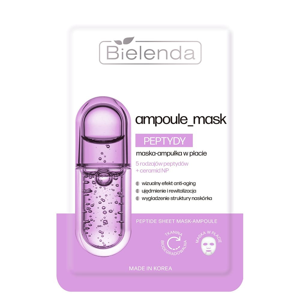 Bielenda Ampoule Mask Peptide Sheet Mask 1pc