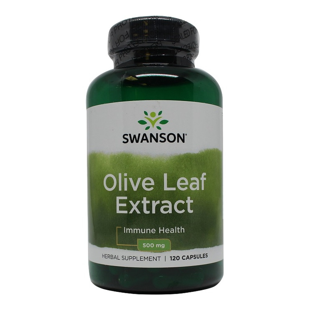 Swanson Olive Leaf Extract 500mg 120 Capsules