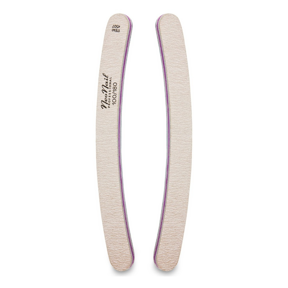 NeoNail Curved Nail File Grey 100/180