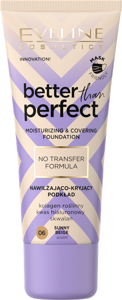 Eveline Better Than Perfect Moisturizing and Covering Foundation No. 06 Sunny Beige Warm 30ml