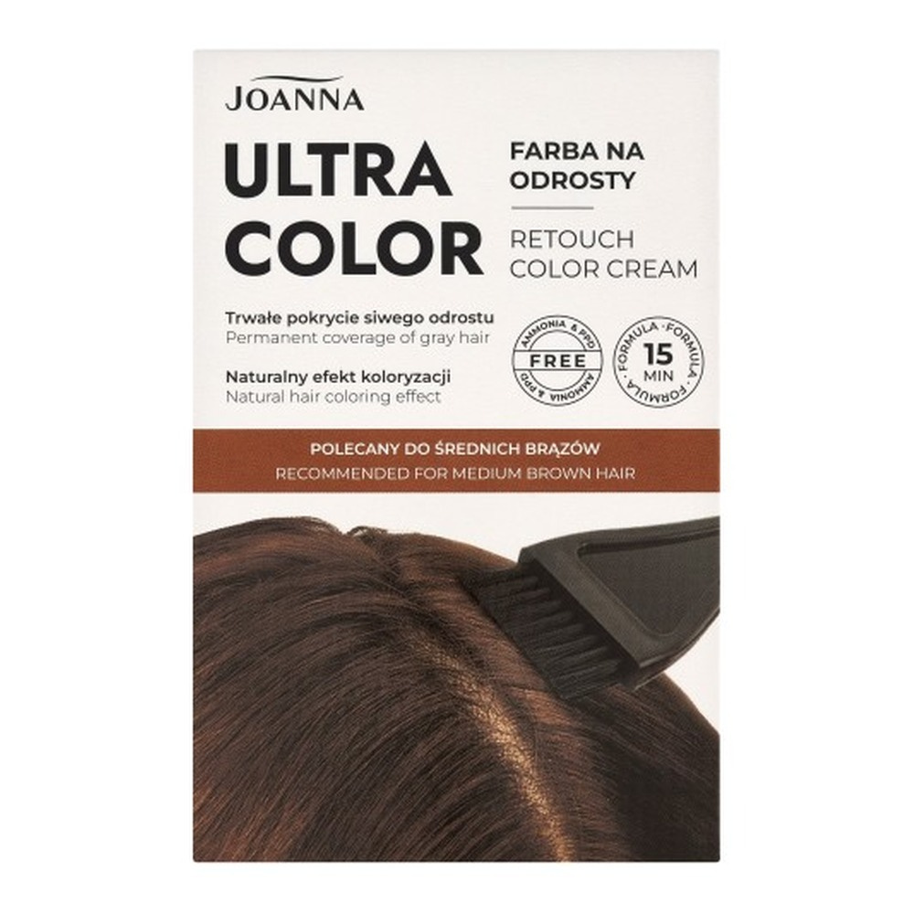 Joanna Ultra Color Retouch Color Cream Medium Brown 15g