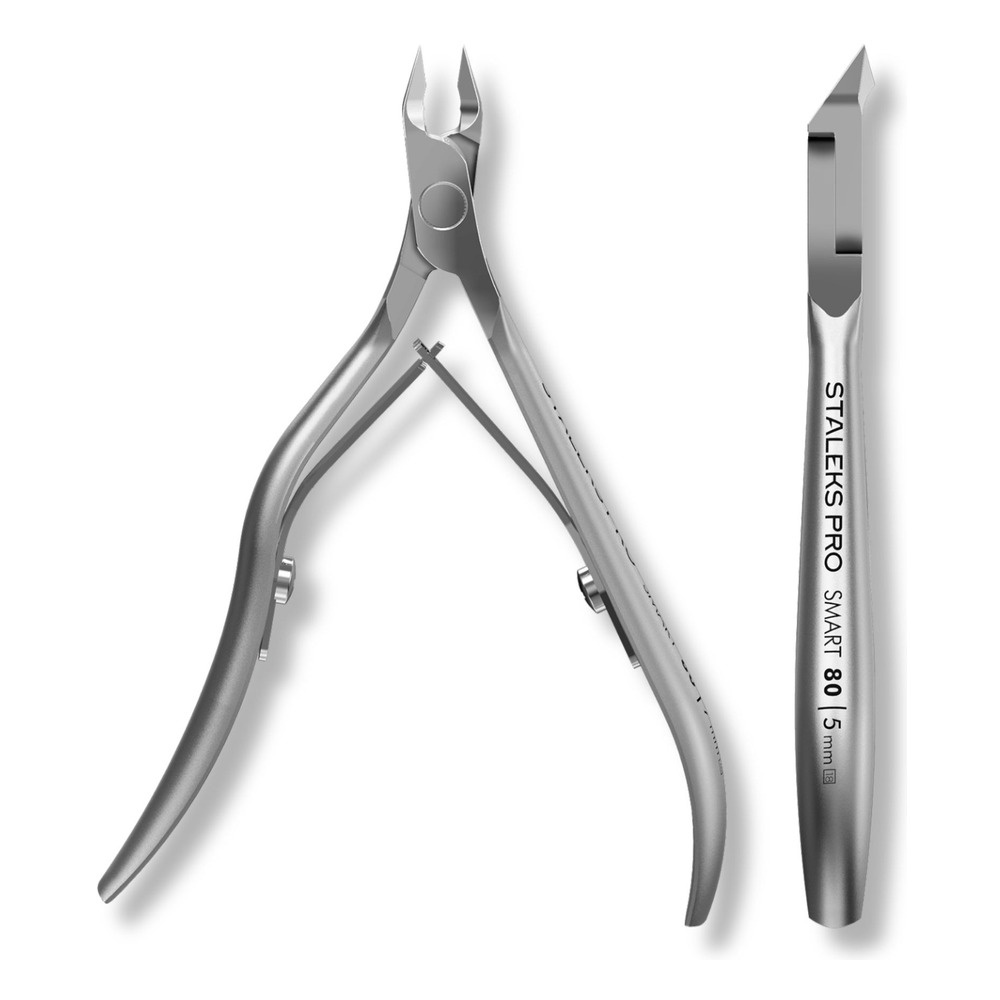 Staleks Pro Smart 80 Cuticle Nippers Ergonomic Stainless Steel Manicure Tool NS-80-5 5mm