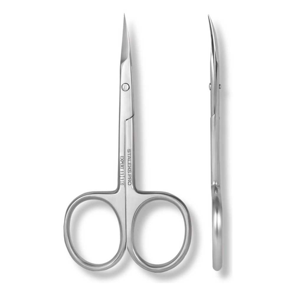 Staleks Pro Expert 11Type 1 Left‑Handed Cuticle Scissors Professional Manicure Precision 95 mm