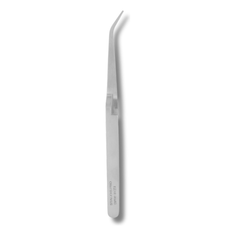 Staleks Pro Expert 31 Type 2 Reverse Action Tweezers For Nail Modeling And C-Curve Clamping 1pc