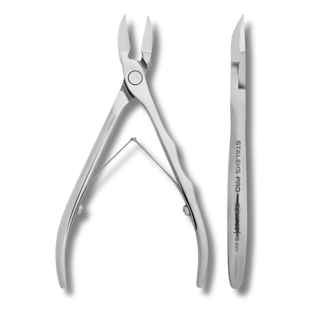 Staleks Pro Expert 60 Cuticle Nippers 16 mm Stainless Steel 130 mm Length – Manicure And Pedicure Tool