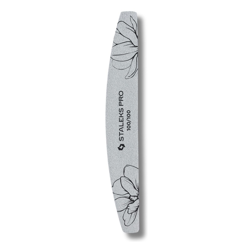 Staleks Expert Pro NFE-40 Crescent Mineral Nail File 0 100/100 Grit 25pcs