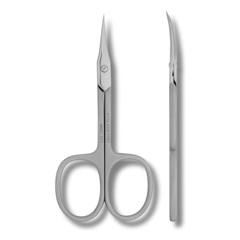 Staleks Smart 22 Type 1 Professional Cuticle Scissors, Manicure Precision Tool 92mm